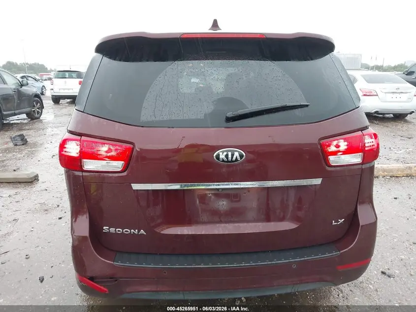 2017 KIA SEDONA LX