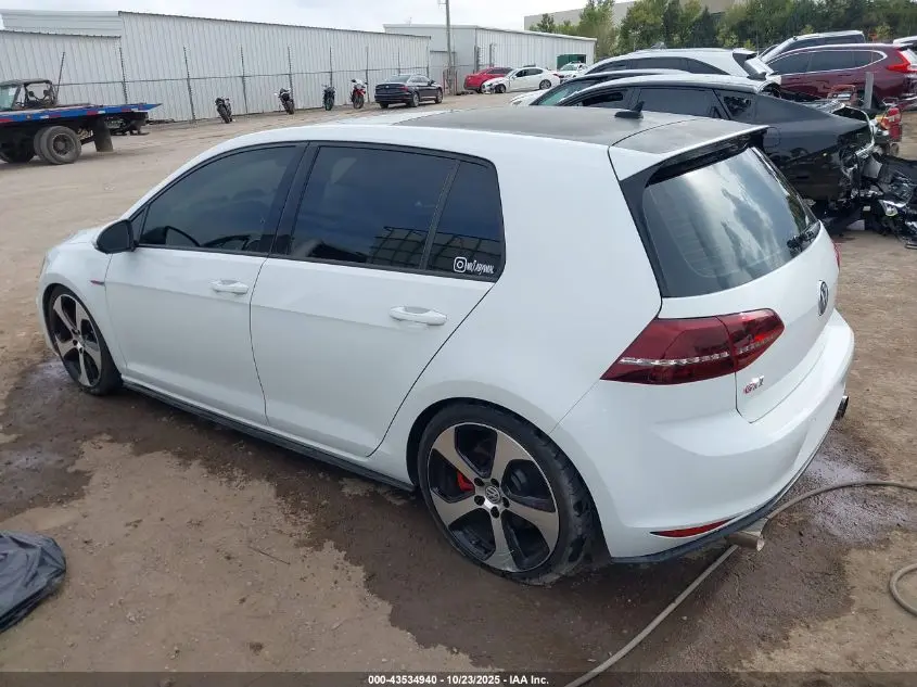 2016 VOLKSWAGEN GOLF GTI AUTOBAHN W/PERFORMANCE PACKAGE 4-DOOR