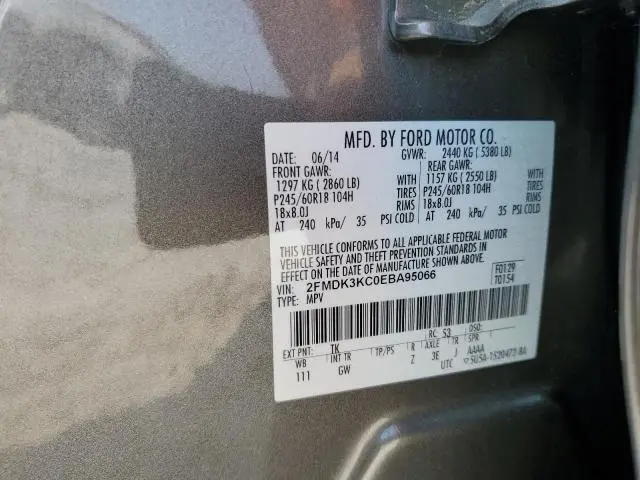 2014 FORD EDGE LIMITED  