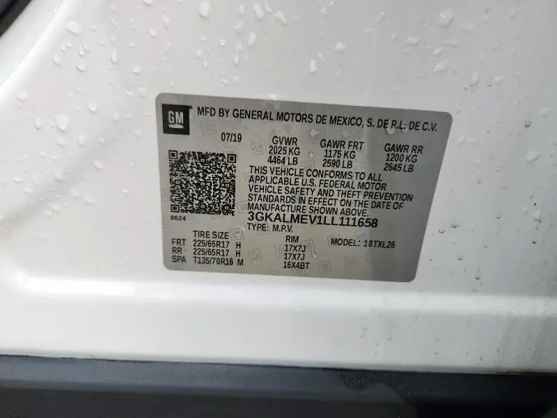 2020 GMC TERRAIN SLE  