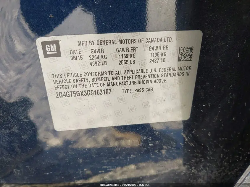 2016 BUICK REGAL TURBO PREMIUM II