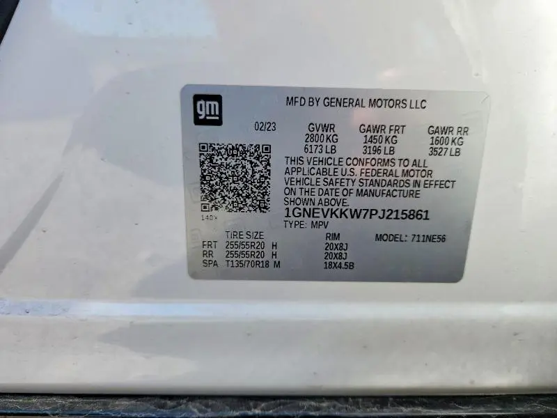 2023 CHEVROLET TRAVERSE PREMIER  