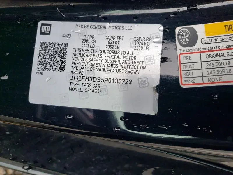 2023 CHEVROLET CAMARO LS  