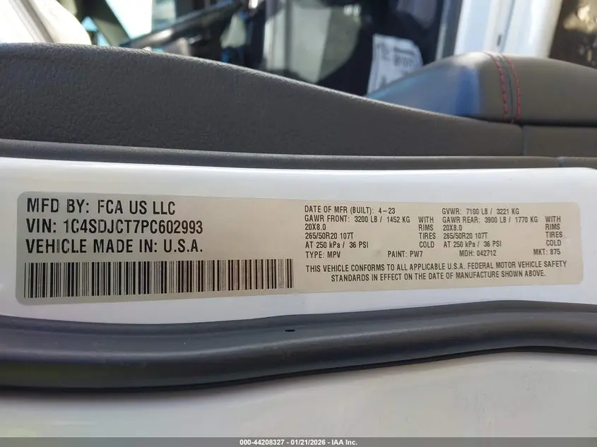 2023 DODGE DURANGO R/T PLUS AWD