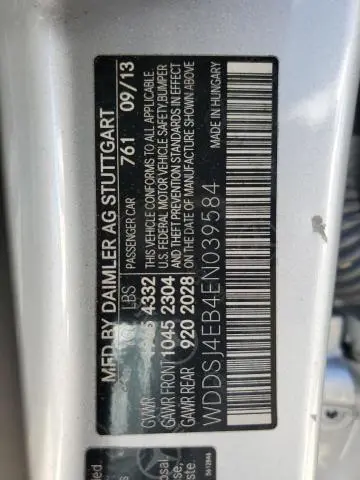 2014 MERCEDES-BENZ CLA 250  