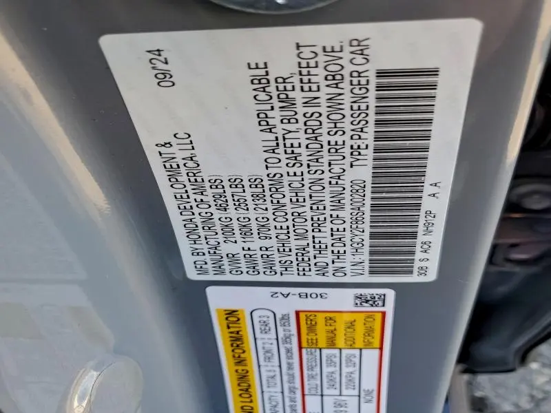 2025 HONDA ACCORD TOURING HYBRID  