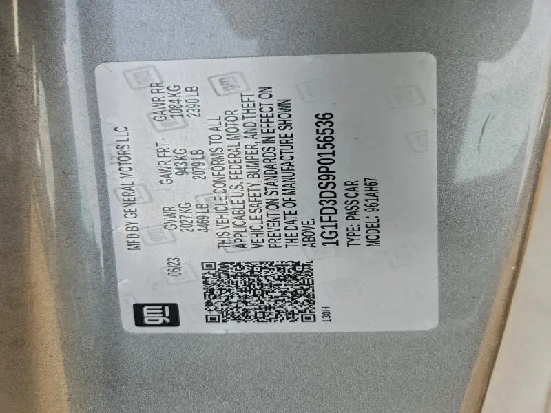 2023 CHEVROLET CAMARO LT  