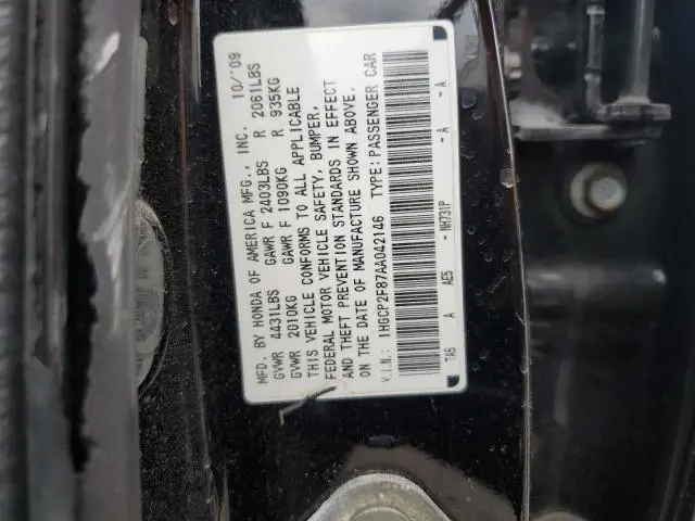 2010 HONDA ACCORD EXL  