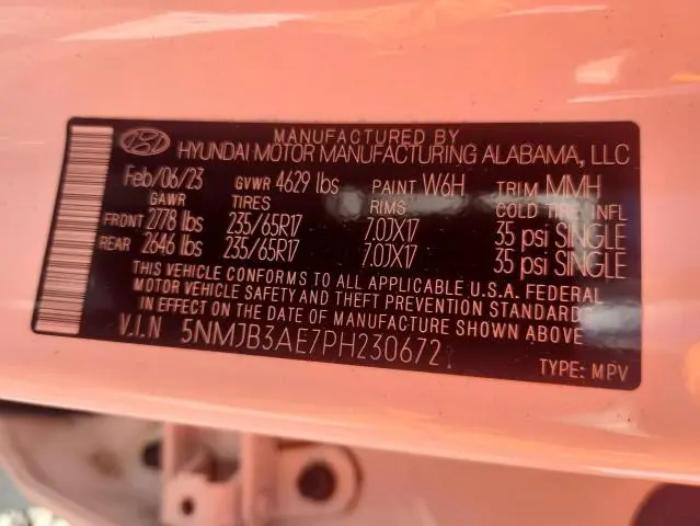 2023 HYUNDAI TUCSON SEL  