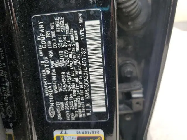 2017 HYUNDAI TUCSON LIMITED  