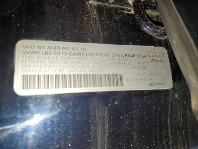 2010 AUDI A6 PREMIUM PLUS  