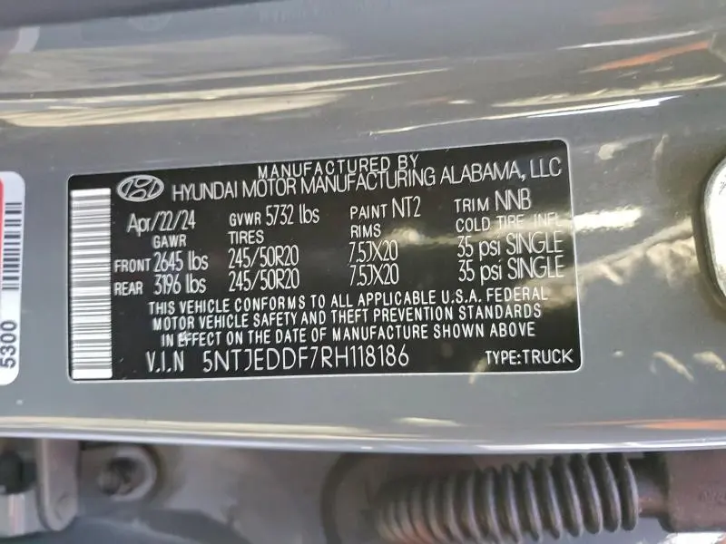 2024 HYUNDAI SANTA CRUZ LIMITED  