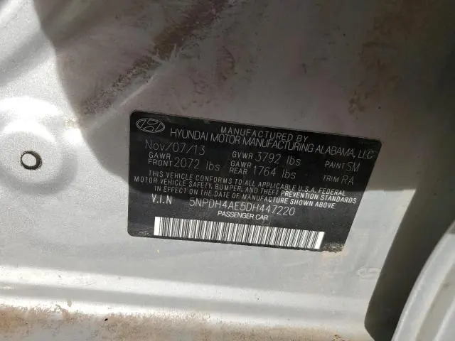 2013 HYUNDAI ELANTRA GLS