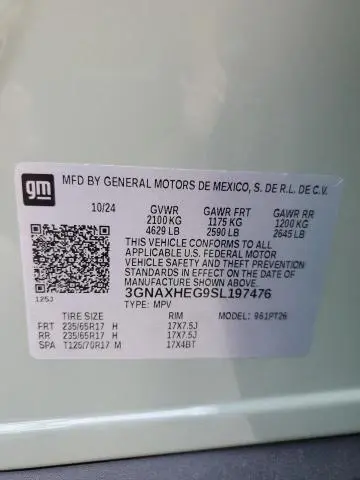 2025 CHEVROLET EQUINOX LT  