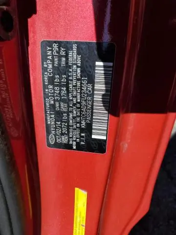 2015 HYUNDAI VELOSTER   