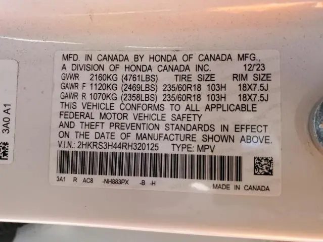 2024 HONDA CR-V EX  