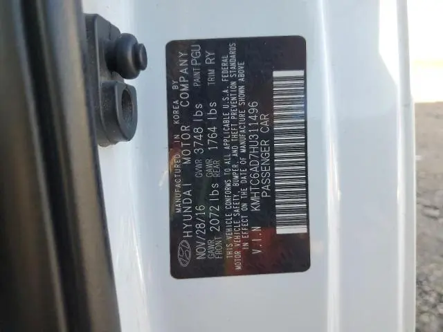 2017 HYUNDAI VELOSTER   