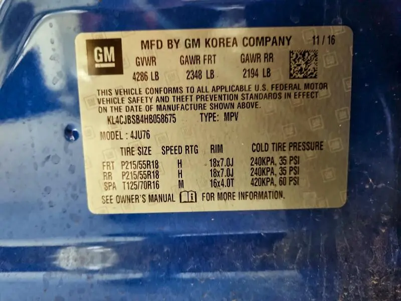 2017 BUICK ENCORE PREFERRED II  