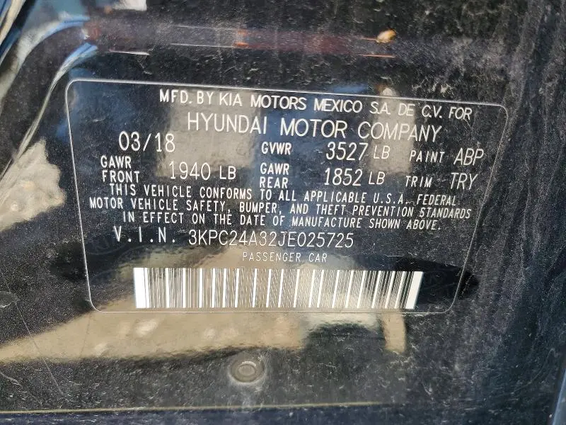 2018 HYUNDAI ACCENT SE  