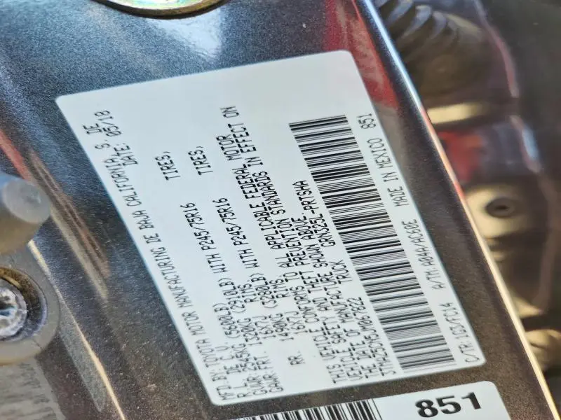 2018 TOYOTA TACOMA DOUBLE CAB  