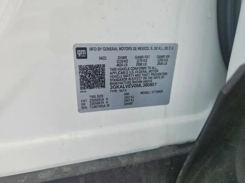 2021 GMC TERRAIN SLT 1  