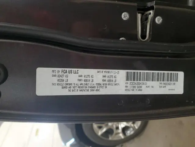 2016 DODGE CHARGER SXT  