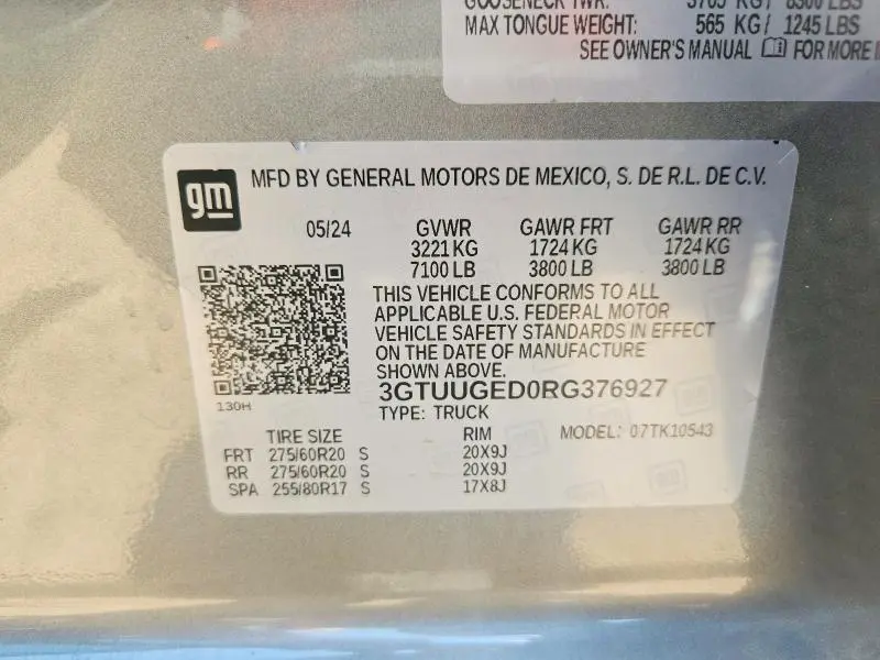 2024 GMC SIERRA K1500 DENALI  