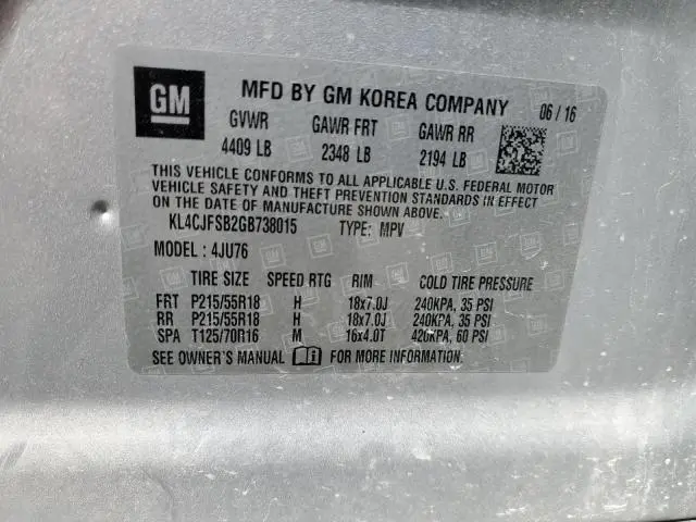 2016 BUICK ENCORE CONVENIENCE  