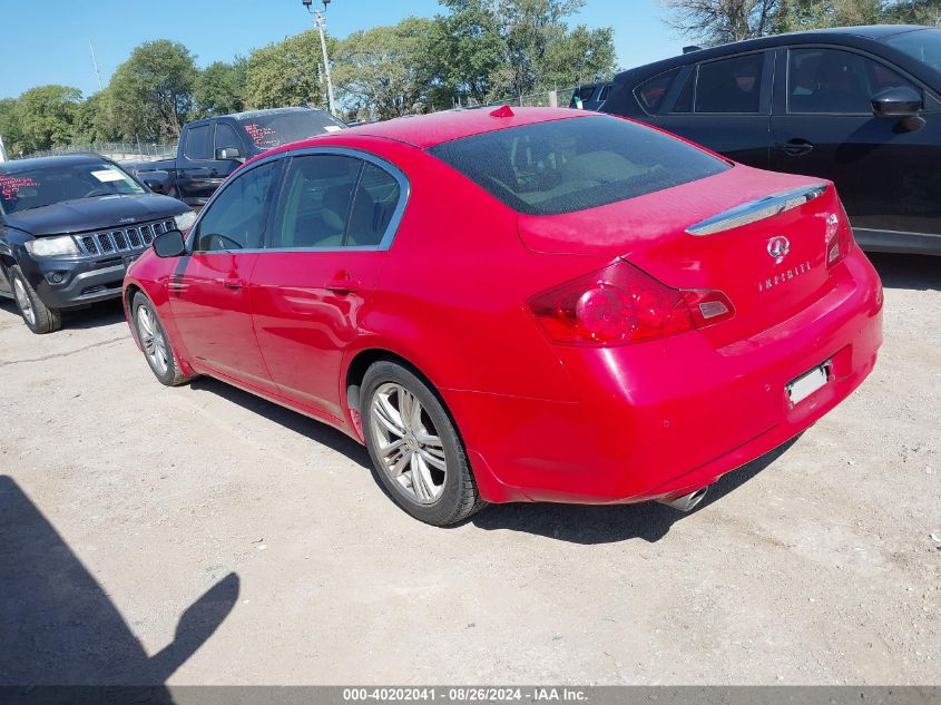 2010 INFINITI G37 JOURNEY