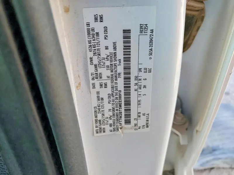 2021 FORD F250 SUPER DUTY  