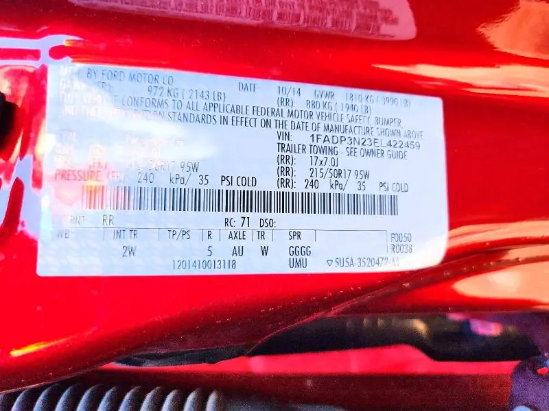 2014 FORD FOCUS TITANIUM  