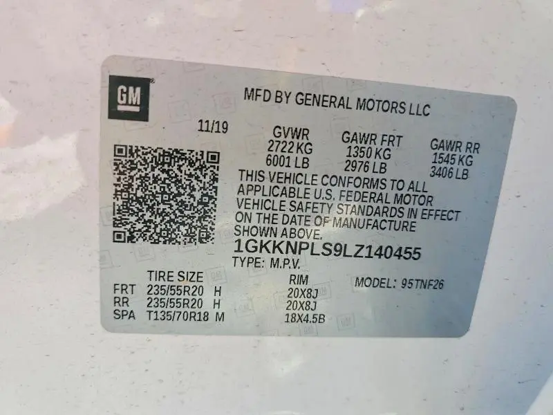 2020 GMC ACADIA DENALI  