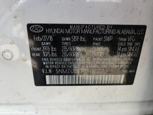 2018 HYUNDAI SANTA FE SPORT   