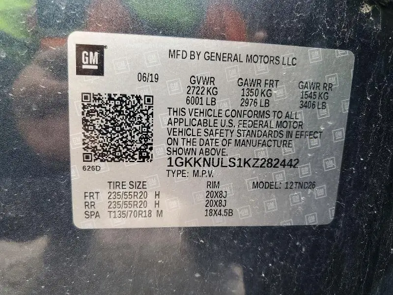 2019 GMC ACADIA SLT-1  