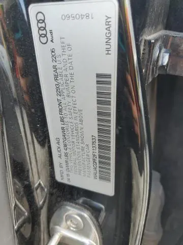 2015 AUDI A3 PREMIUM  