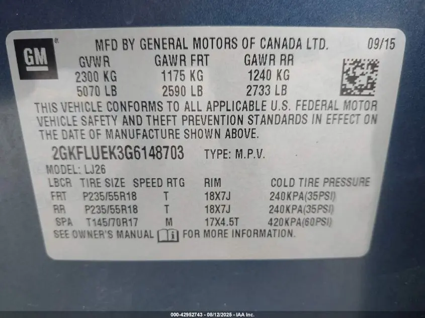 2016 GMC TERRAIN SLT