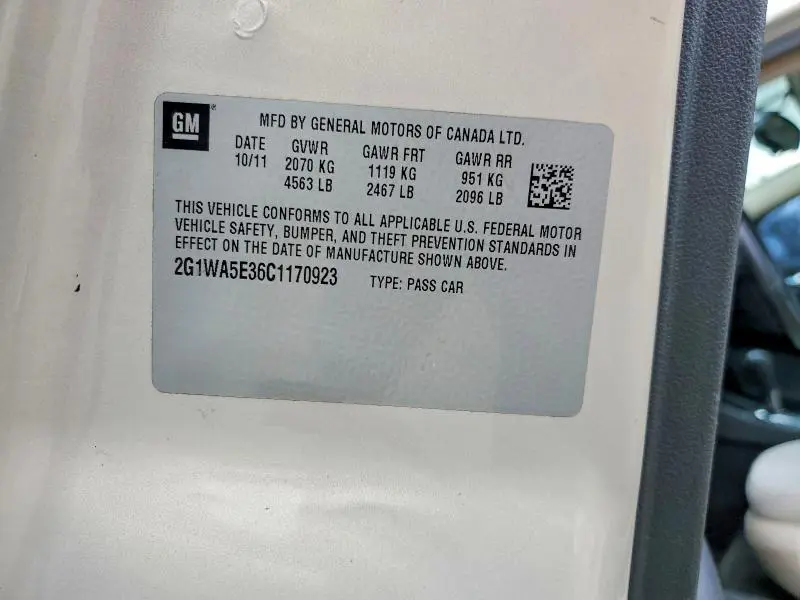 2012 CHEVROLET IMPALA LS  