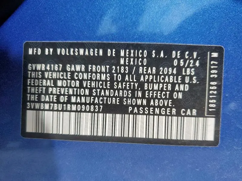 2024 VOLKSWAGEN JETTA SPORT  