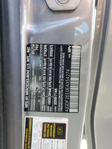 2014 MERCEDES-BENZ GL 350 BLUETEC  