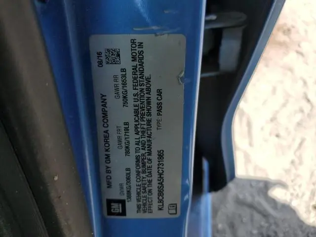 2017 CHEVROLET SPARK LS  