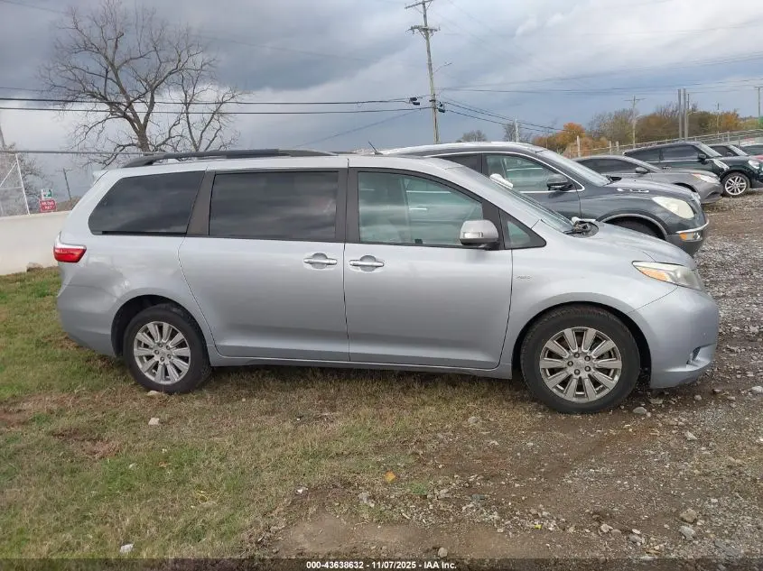 2017 TOYOTA SIENNA LIMITED PREMIUM 7 PASSENGER