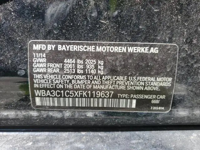 2015 BMW 328 I SULEV
