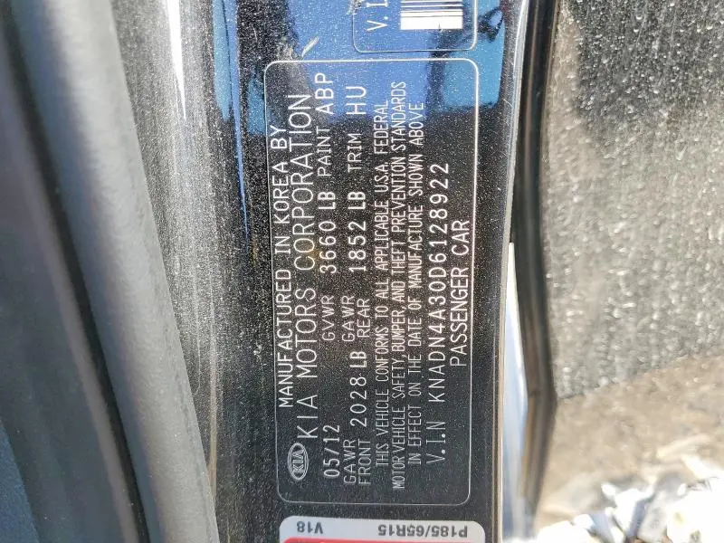 2013 KIA RIO EX  