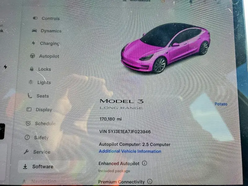 2018 TESLA MODEL 3   
