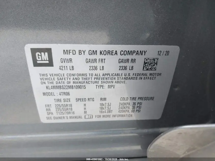 2021 BUICK ENCORE GX FWD PREFERRED