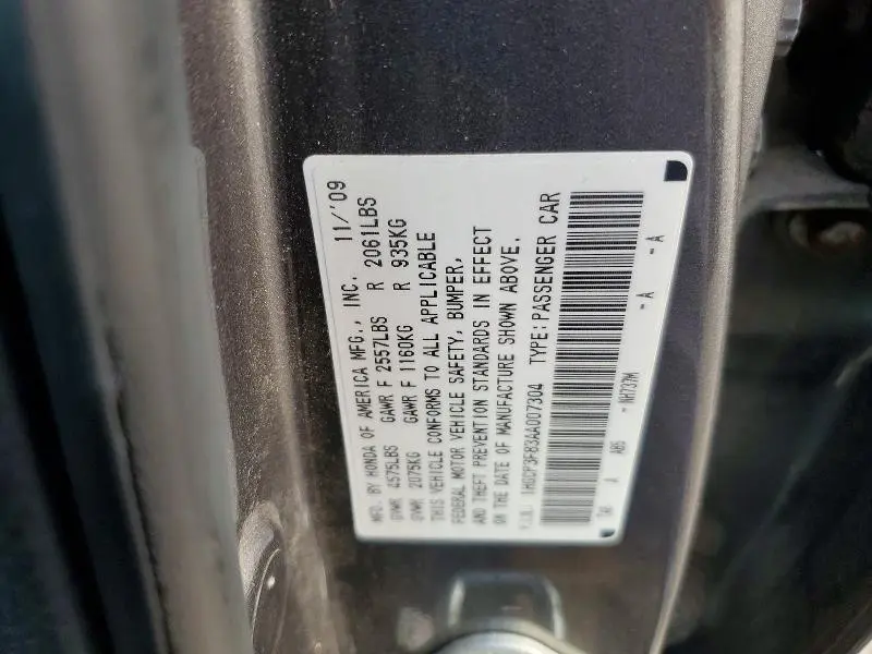 2010 HONDA ACCORD EXL  