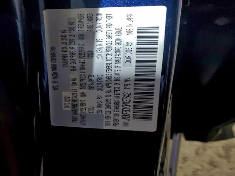 2021 MAZDA CX-5 TOURING  