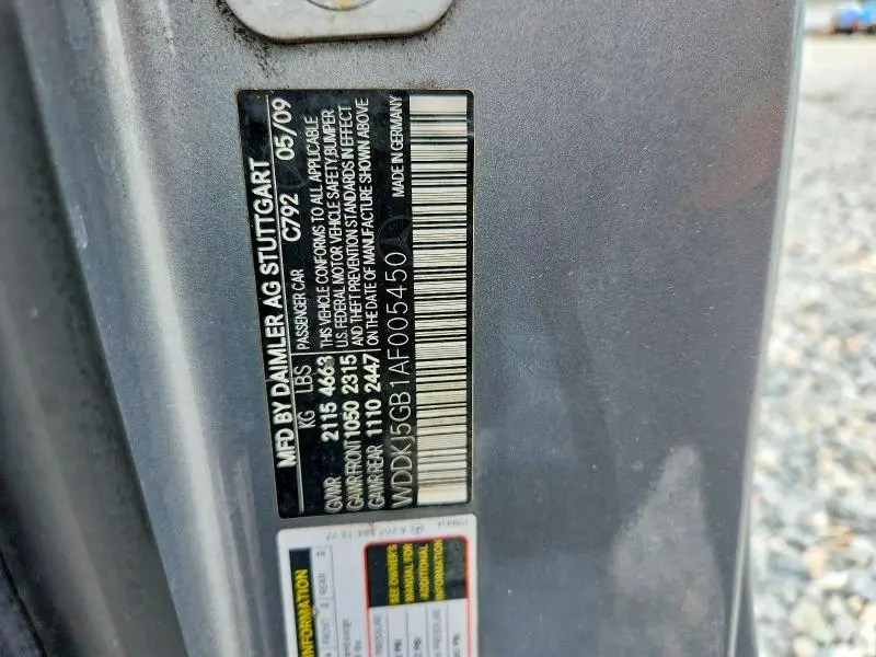 2010 MERCEDES-BENZ E 350  