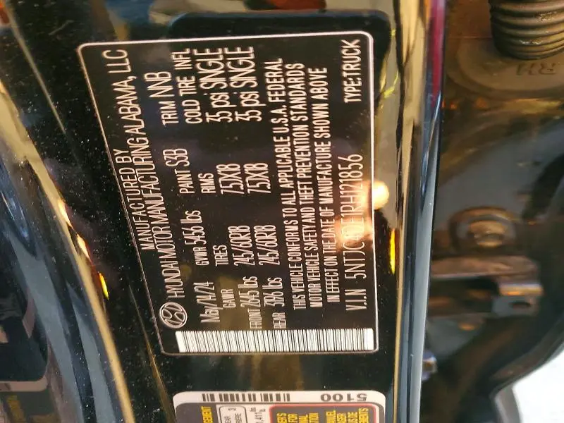 2024 HYUNDAI SANTA CRUZ SEL  