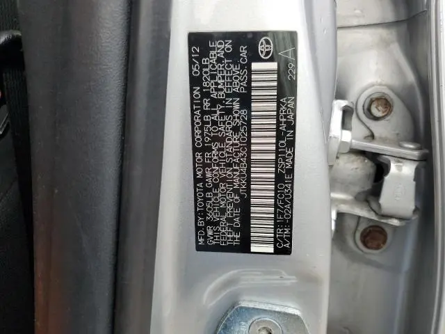 2012 TOYOTA SCION XD   